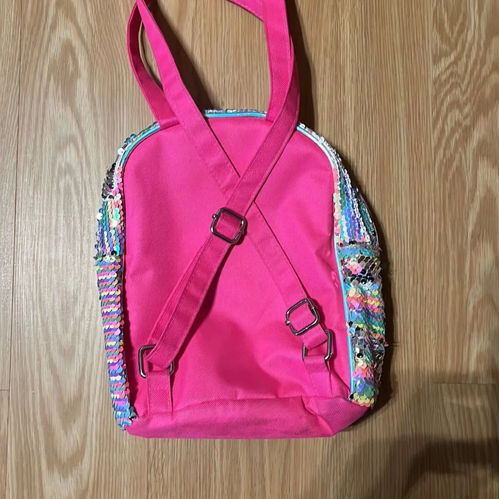 Justice Mini Flip Sequin H Backpack
